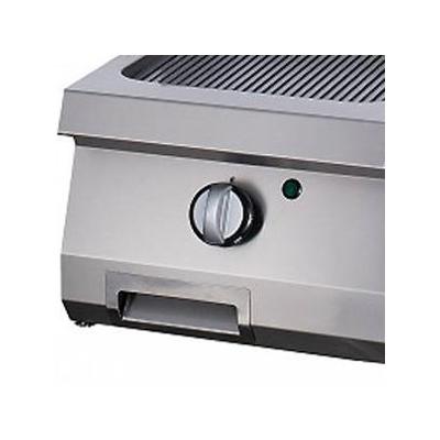 Maxima Grilovací deska s drážkami Chrome - plynová - pro jednu jednotku - hloubka 70 cm |  09396008
